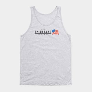 Smith Lake USA - light text Tank Top